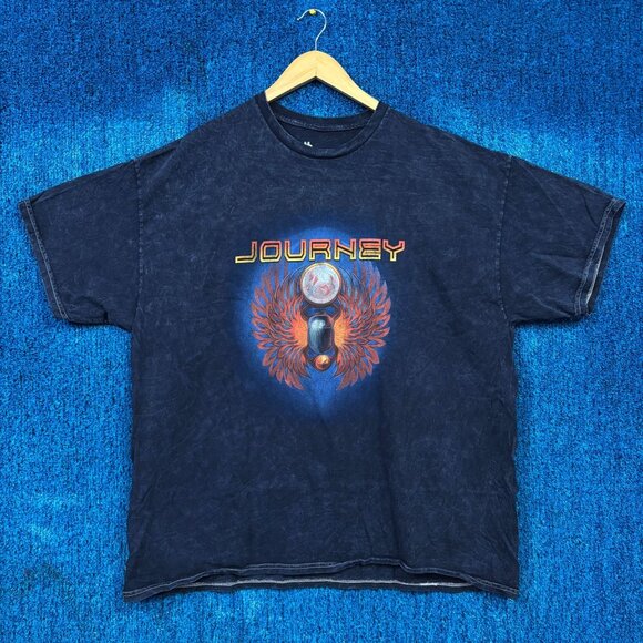 Journey Greatest Hits Rock Blue T-Shirt Size Extra Large - Picture 1 of 4